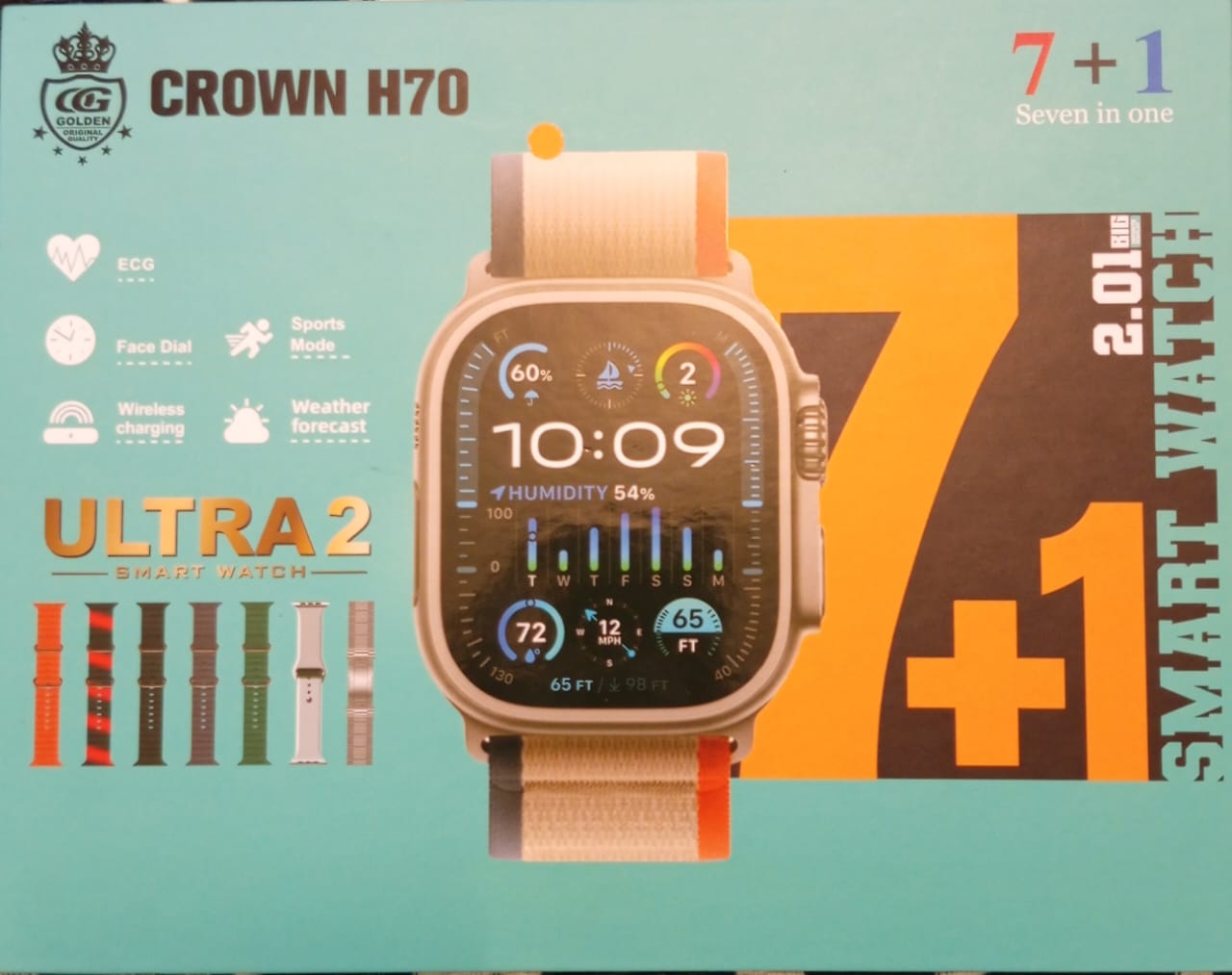 Crown H70 Smart Watch 7+1