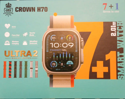 Crown H70 Smart Watch 7+1